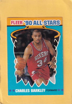 1990-91 Fleer All-Stars #1 Charles Barkley Near Mint or Better Philadelphia 76ers Image 1