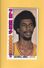 1976-77 Topps #112 Caldwell Jones NM Near Mint Philadelphia 76ers #28246 Image 1