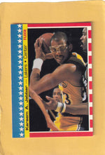 1987-88 Fleer Stickers #8 Kareem Abdul-Jabbar NM Near Mint Los Angeles Lakers #28260 Image 1