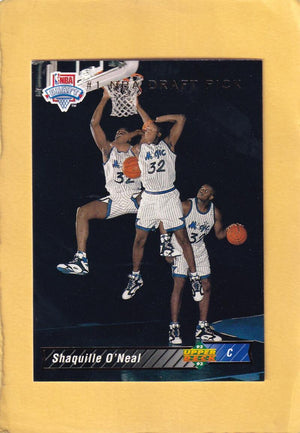 1992-93 Upper Deck #1 Shaquille O'Neal NM-MT RC Rookie SP Orlando Magic #28263 Image 1