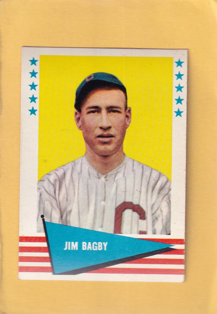 1961 Fleer #92 Jim Bagby EX+ Excellent+ Cleveland Indians #28304 Image 1