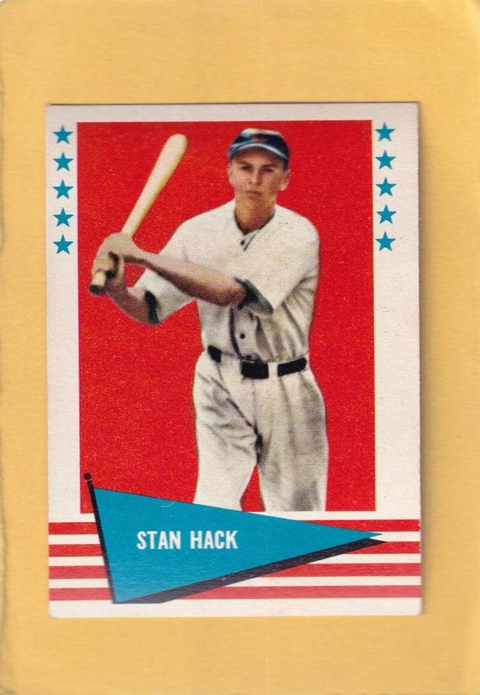 1961 Fleer #110 Stan Hack EX+ Excellent+ Chicago Cubs #28308 Image 1