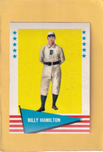 1961 Fleer #112 Billy Hamilton EX Excellent #28310 Image 1