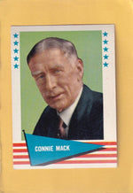 1961 Fleer #123 Connie Mack EX Excellent #28315 Image 1