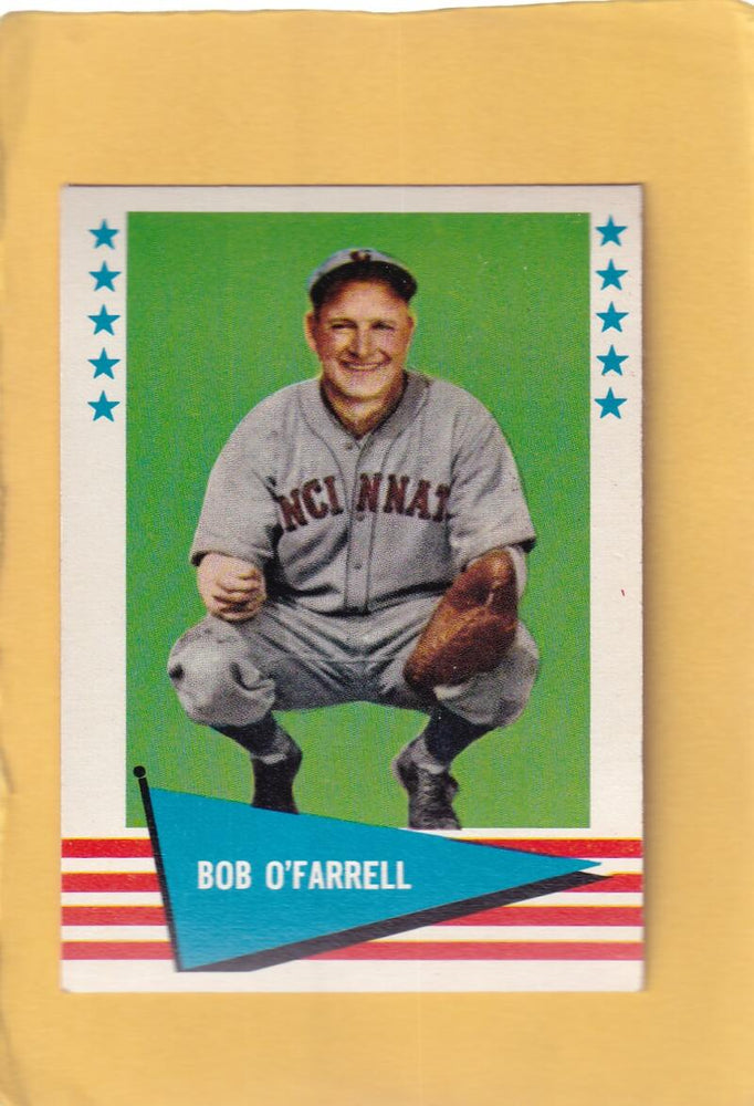 1961 Fleer #131 Bob O'Farrell EX+ Excellent+ Cincinnati Reds #28318 Image 1