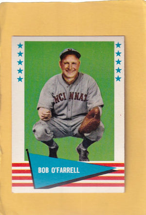 1961 Fleer #131 Bob O'Farrell EX+ Excellent+ Cincinnati Reds #28318 Image 1