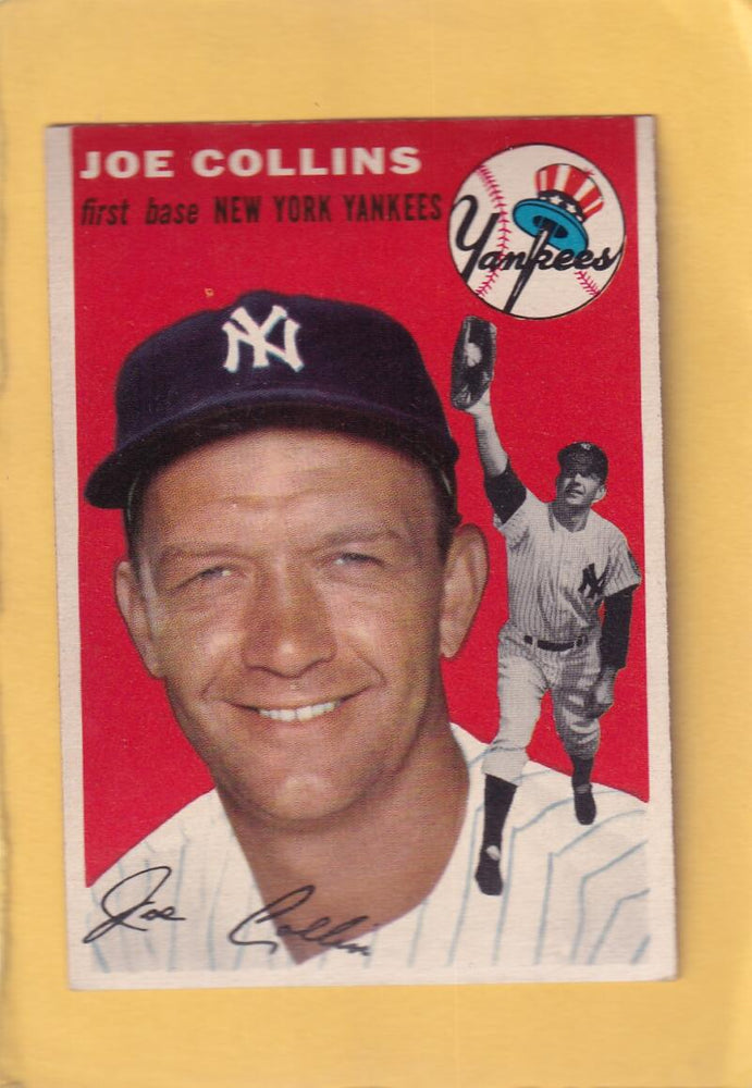 1954 Topps #83 Joe Collins EX+ Excellent+ New York Yankees #28333 Image 1