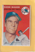 1954 Topps #130 Hank Bauer EX Excellent New York Yankees #28338 Image 1