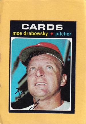 1971 Topps #685 Moe Drabowsky EX/NM St. Louis Cardinals #28359 Image 1