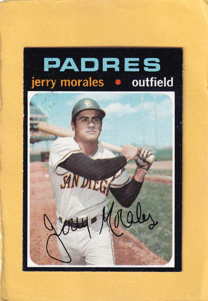 1971 Topps #696 Jerry Morales EX/NM San Diego Padres #28364 Image 1