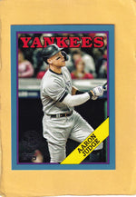 2023 Topps Update Series 1988 Baseball Blue #88US-36 Aaron Judge NM-MT+ New York Yankees + base 2 card lot Image 1