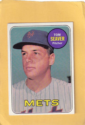 1969 Topps #480 Tom Seaver VG/EX Very Good/Excellent New York Mets #28503 Image 1