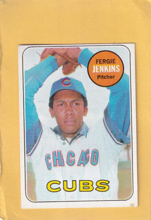 1969 Topps #640 Fergie Jenkins VG/EX Very Good/Excellent Chicago Cubs #28504 Image 1