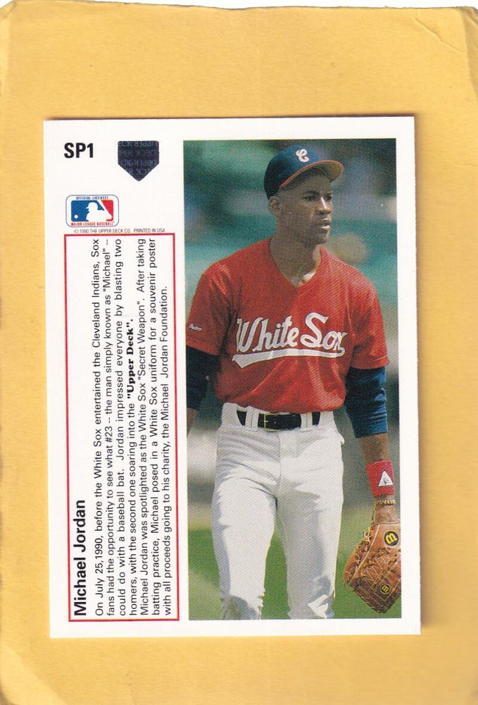 1991 Upper Deck #SP1 Michael Jordan NM-MT Chicago White Sox #28515 Image 2