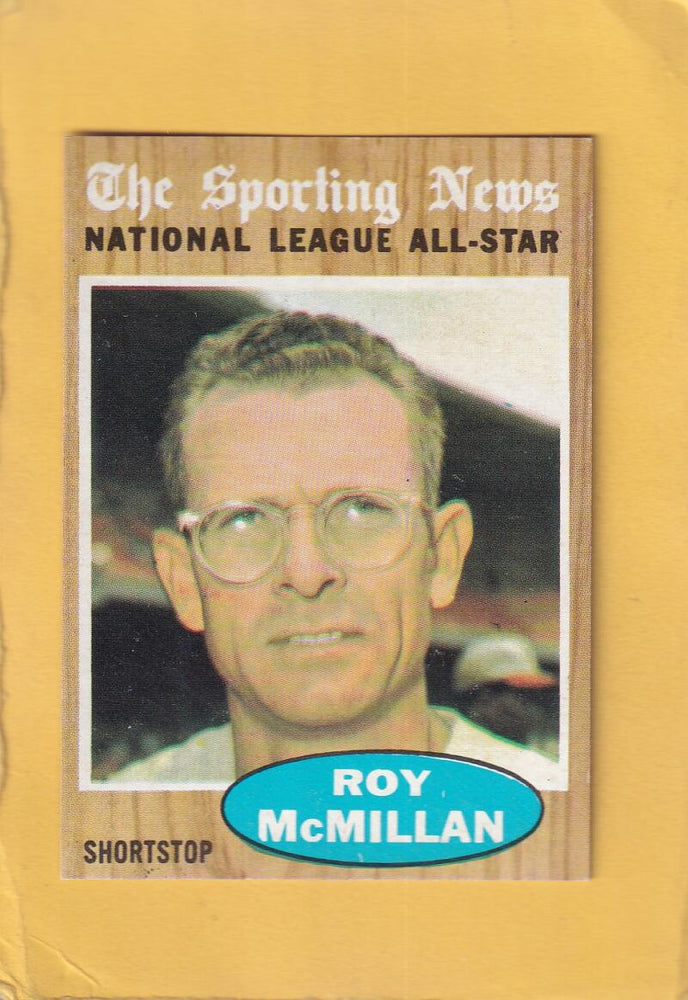 1962 Topps #393 Roy McMillan AS NM Near Mint Milwaukee Braves #28533 Image 1
