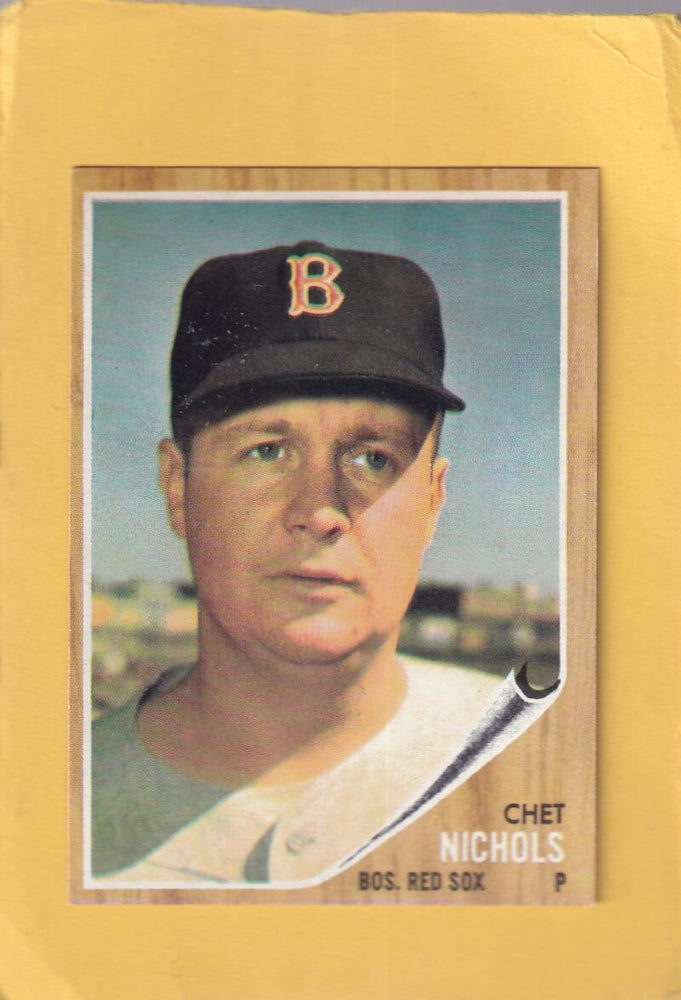 1962 Topps #403 Chet Nichols NM Near Mint Boston Red Sox #28534 Image 1