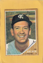 1962 Topps #433 Jim Archer NM Near Mint Kansas City Athletics #28539 Image 1