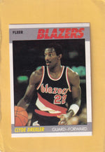 1987-88 Fleer #30 Clyde Drexler NM-MT Portland Trail Blazers #28560 Image 1