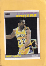 1987-88 Fleer #56 Magic Johnson NM-MT Los Angeles Lakers #28567 Image 1