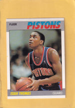 1987-88 Fleer #106 Isiah Thomas NM-MT Detroit Pistons #28571 Image 1