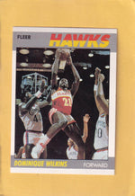 1987-88 Fleer #118 Dominique Wilkins NM-MT Atlanta Hawks #28572 Image 1