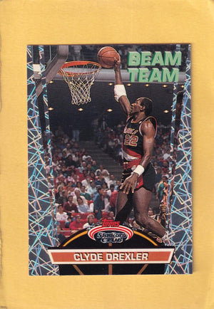 1992-93 Topps Stadium Club Beam Team #4 Clyde Drexler NM-MT Portland Trail Blazers #28575 Image 1