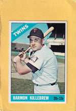 1966 Topps #120 Harmon Killebrew EX Excellent Minnesota Twins #28589 Image 1