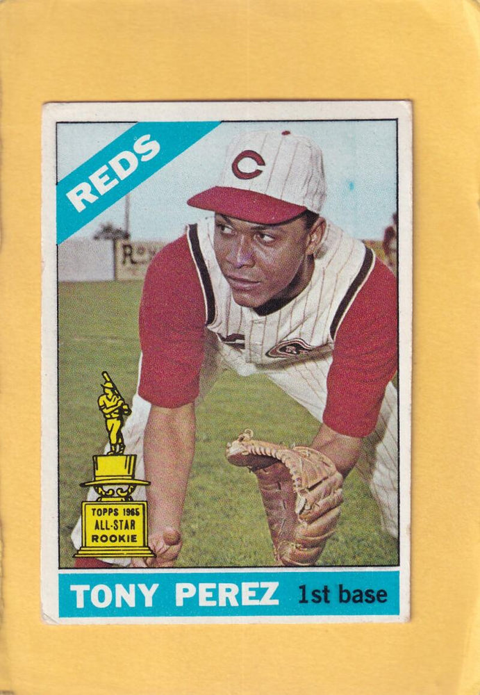 1966 Topps #72 Tony Perez VG/EX Very Good/Excellent Cincinnati Reds #28590 Image 1