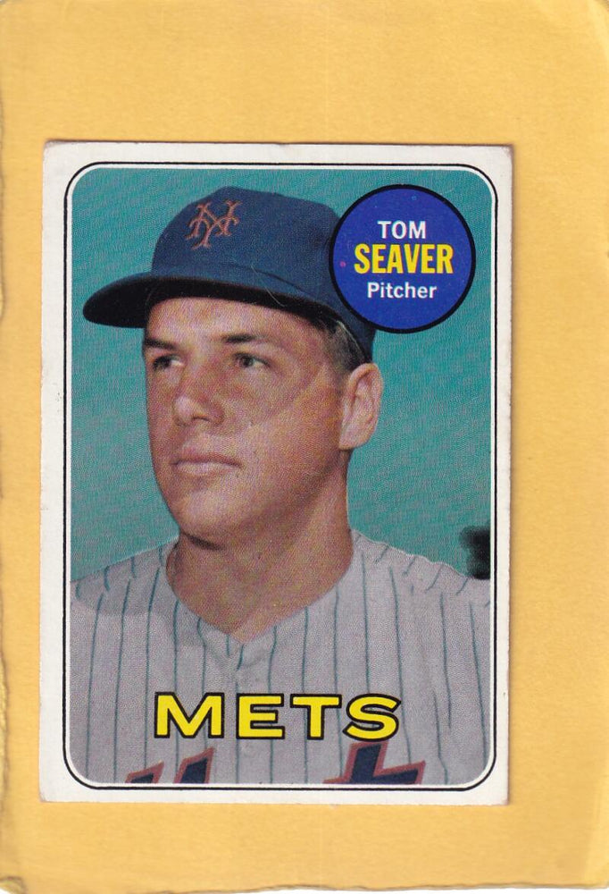 1969 Topps #480 Tom Seaver EX Excellent New York Mets #28594 Image 1