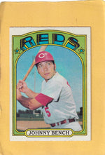 1972 Topps #433 Johnny Bench EX/NM Cincinnati Reds #28596 Image 1