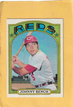 1972 Topps #433 Johnny Bench EX/NM Cincinnati Reds #28596 Image 1