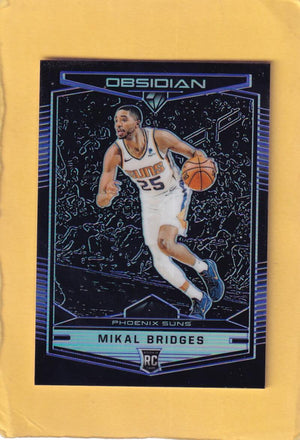 
                
                    Load image into Gallery viewer, 2018-19 Panini Chronicles Base Obsidian Preview Purple #577 Mikal Bridges NM-MT+ 31/49 Phoenix Suns Image 1
                
            