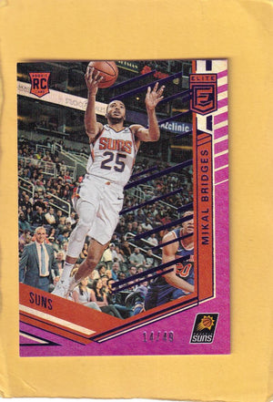 2018-19 Panini Chronicles Base Elite Purple #282 Mikal Bridges NM-MT+ 14/49 Phoenix Suns Image 1