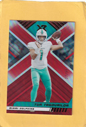 2022 Panini Xr Orange #6 Tua Tagovailoa NM-MT+ 17/99 Miami Dolphins Image 1