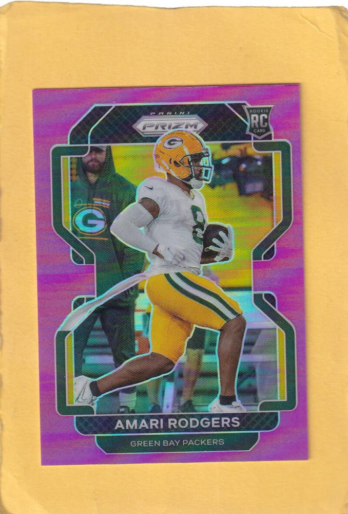 2021 Panini Prizm Prizm Pink #405 Amari Rodgers NM-MT+ RC Rookie Green Bay Packers Image 1