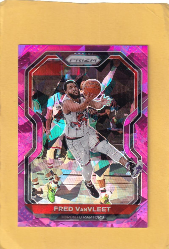 2020-21 Panini Prizm Prizms Pink Ice #215 Fred VanVleet NM-MT+ Toronto Raptors Image 1