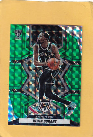 2021-22 Panini Mosaic Mosaic Green #16 Kevin Durant NM-MT+ Brooklyn Nets Image 1