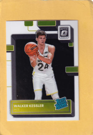 2022-23 Donruss Optic #213 Walker Kessler Rated Rookie NM-MT+ Utah Jazz Image 1