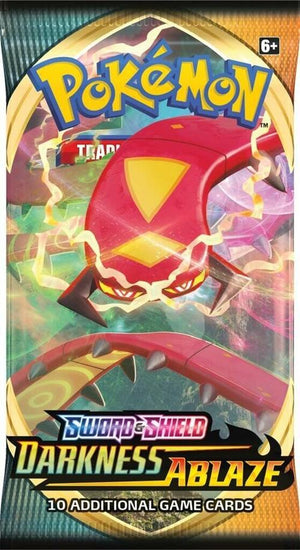 Pokemon Sword & Shield Darkness Ablaze Booster Pack (10 Cards) – Lefty's Sports