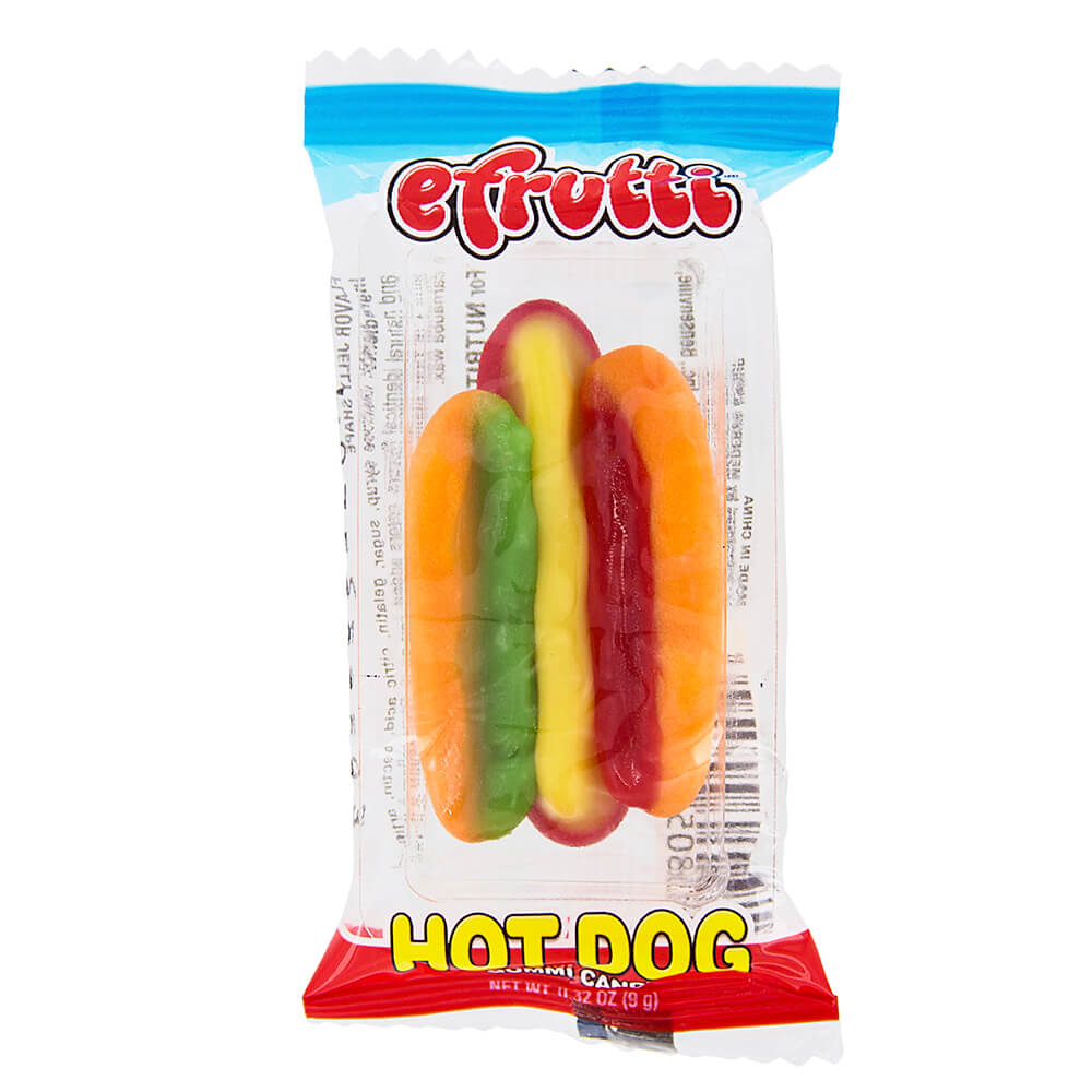 Efrutti Candy Gummy Hotdog (0.32 Ounces)