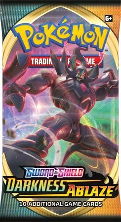 Pokemon Sword & Shield Darkness Ablaze Booster Pack (10 Cards) Lefty's Sports Pokemon Sword & Shield Darkness Ablaze Booster Pack (10 Cards) Lefty's Sports