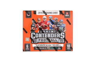 
                
                    Load image into Gallery viewer, Panini 2019 Contenders Football Hobby Box (18 Packs)
                
            