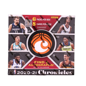 Panini 2020-21 Chronicles Basketball Hobby Box (6 Packs)