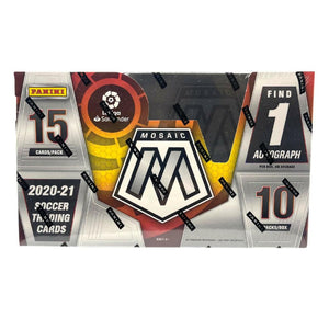 Panini 2020-2021 Prizm Mosaic LaLiga Santander Soccer Hobby Box (10 Packs)