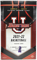 Topps 2021-22 Bowman University Basketball Hobby Box (24 Packs)