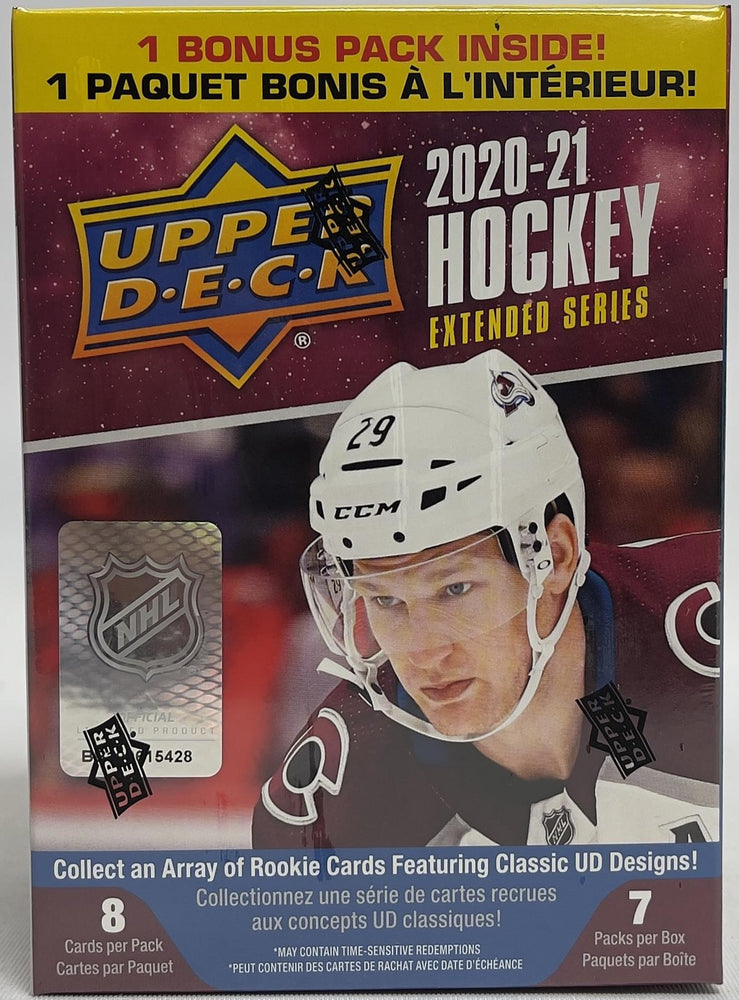 Upper Deck 2020-21 Hockey Extended Series Blaster Box (7 Packs)
