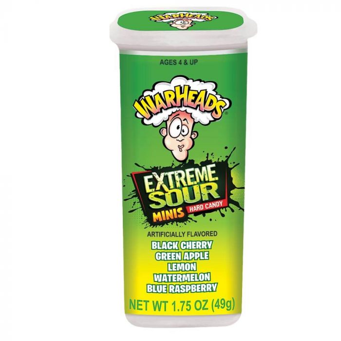 
                
                    Load image into Gallery viewer, Warheads Extreme Sour Minis Hard Candy
                
            