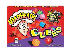
                
                    Load image into Gallery viewer, Warheads Sour &amp;amp; Sweet Fruity Chewy Candy Cubes
                
            