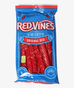 
                
                    Load image into Gallery viewer, Red Vines Original Red Licorice Twists Bag (4 Ounces)
                
            