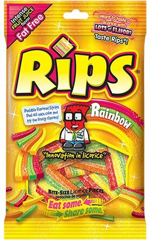 Rips Rainbow Licorice